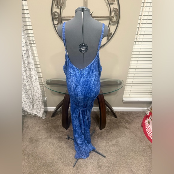 Ashley Stewart Blue Sleeveless Dress Size 32‎ NWT - Picture 4 of 6